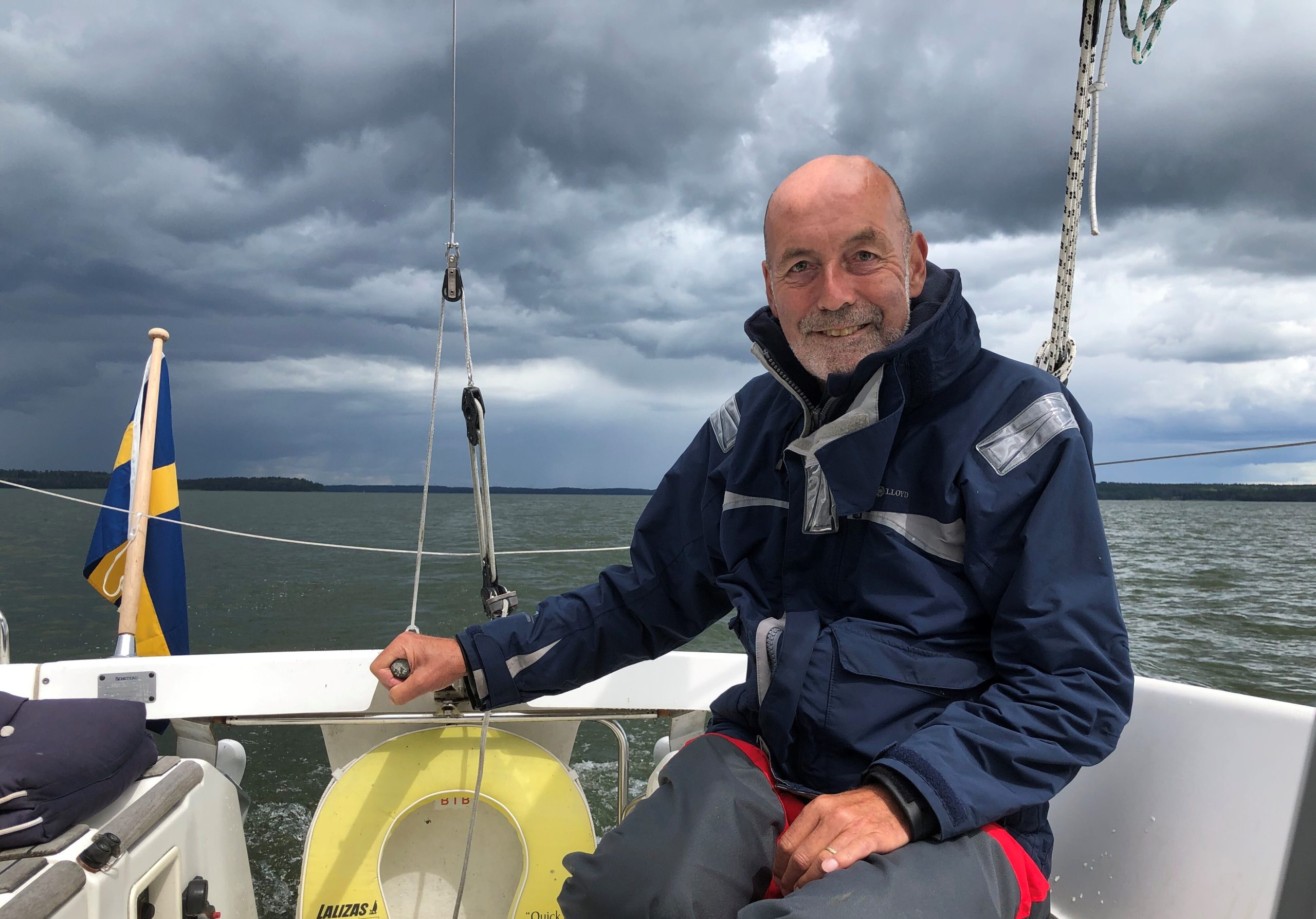 harry blokhuis on a boat